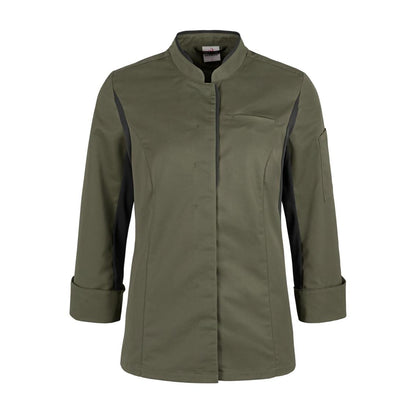 Damen Koch-und Servicejacke 4914 mit Stretcheinsatz