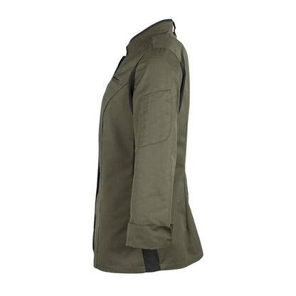 Damen Koch-und Servicejacke 4914 mit Stretcheinsatz