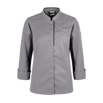 Damen Koch-Servivejacke 4914 grau von Weitblick