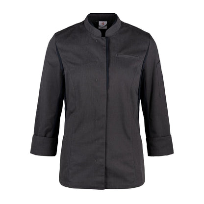 Damen Koch-und Servicejacke 4914 mit Stretcheinsatz