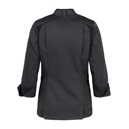 Damen Koch-und Servicejacke 4914 mit Stretcheinsatz