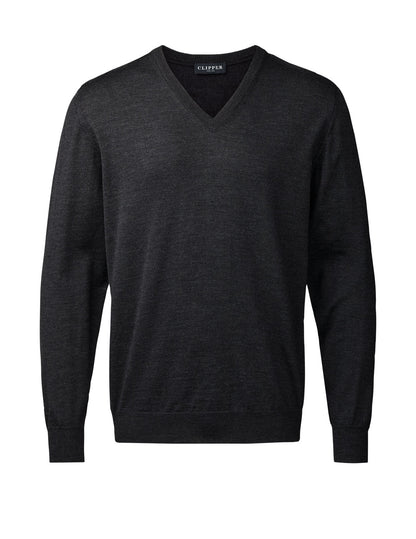 Merino V-Pullover 50102 Milan von Clipper