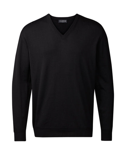 Merino V-Pullover 50102 Milan von Clipper