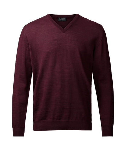 Merino V-Pullover 50102 Milan von Clipper