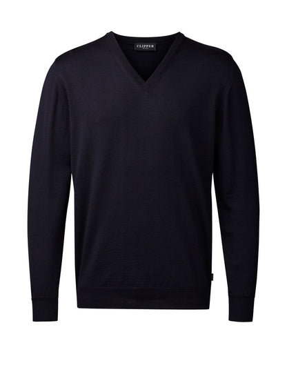 Merino V-Pullover 50102 Milan von Clipper