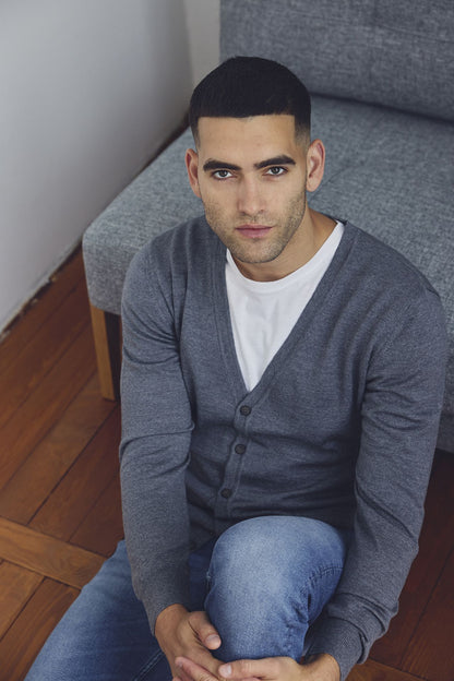 Merino V-Neck Cardigan 50108 Milan von Clipper