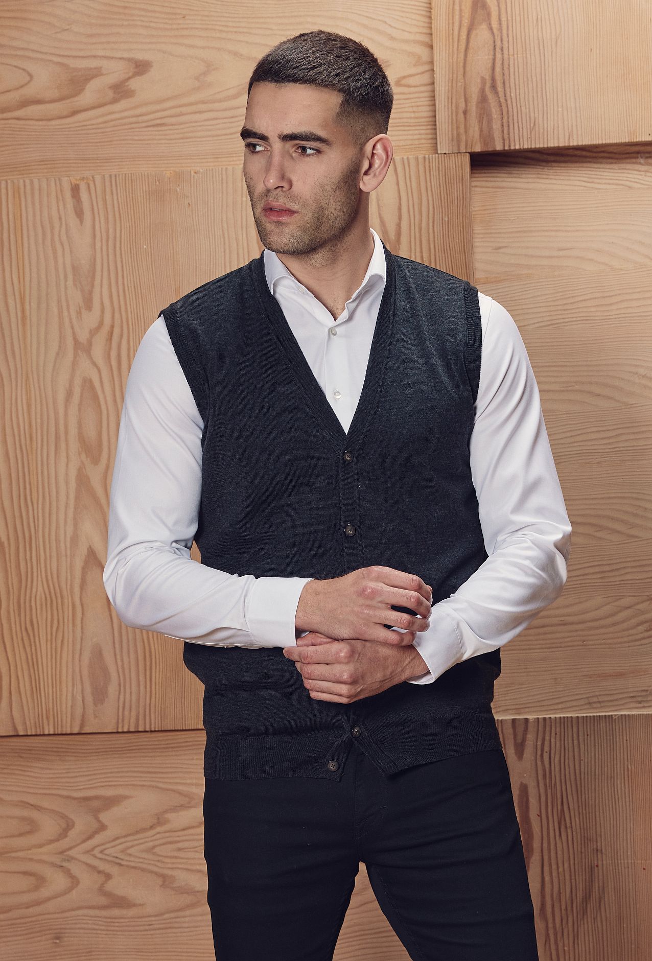 Merino Feinstrick-Weste 50110 Milan von Clipper