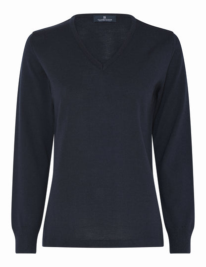 Merino Damen Feinstrick-Strickpulli 51017 Milan