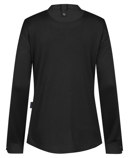 Damen Kochhemd 54022 Tencel mit Jersey-Einsätzen