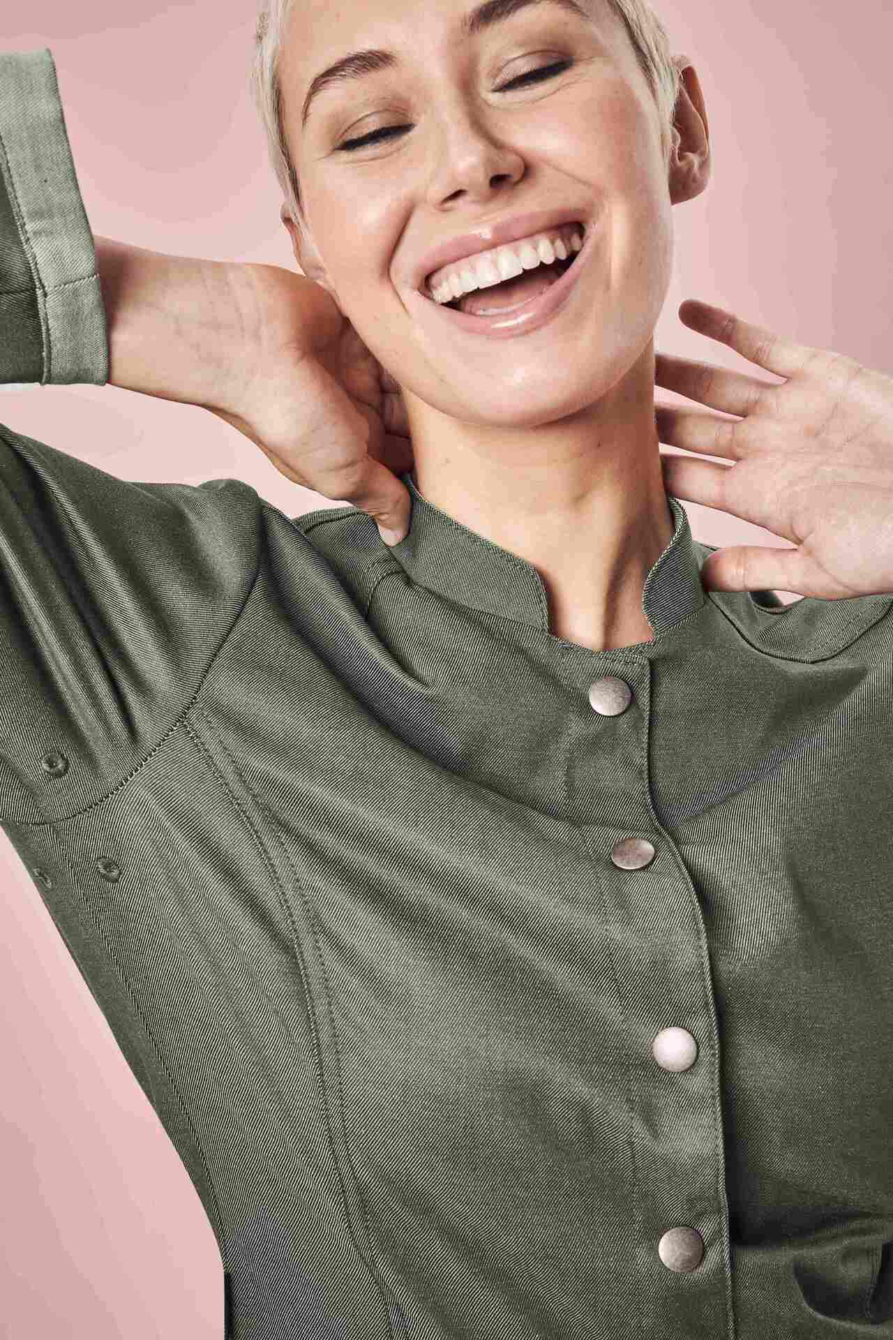 Damen Kochjacke 5415 Bikerstyle
