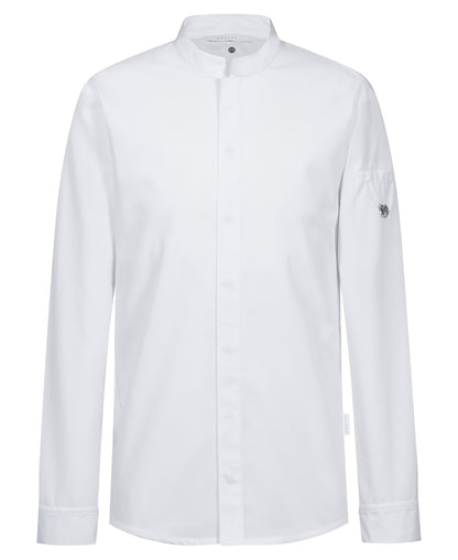 Tencel Kochhemd 55001 mit Jersey-Einsätzen