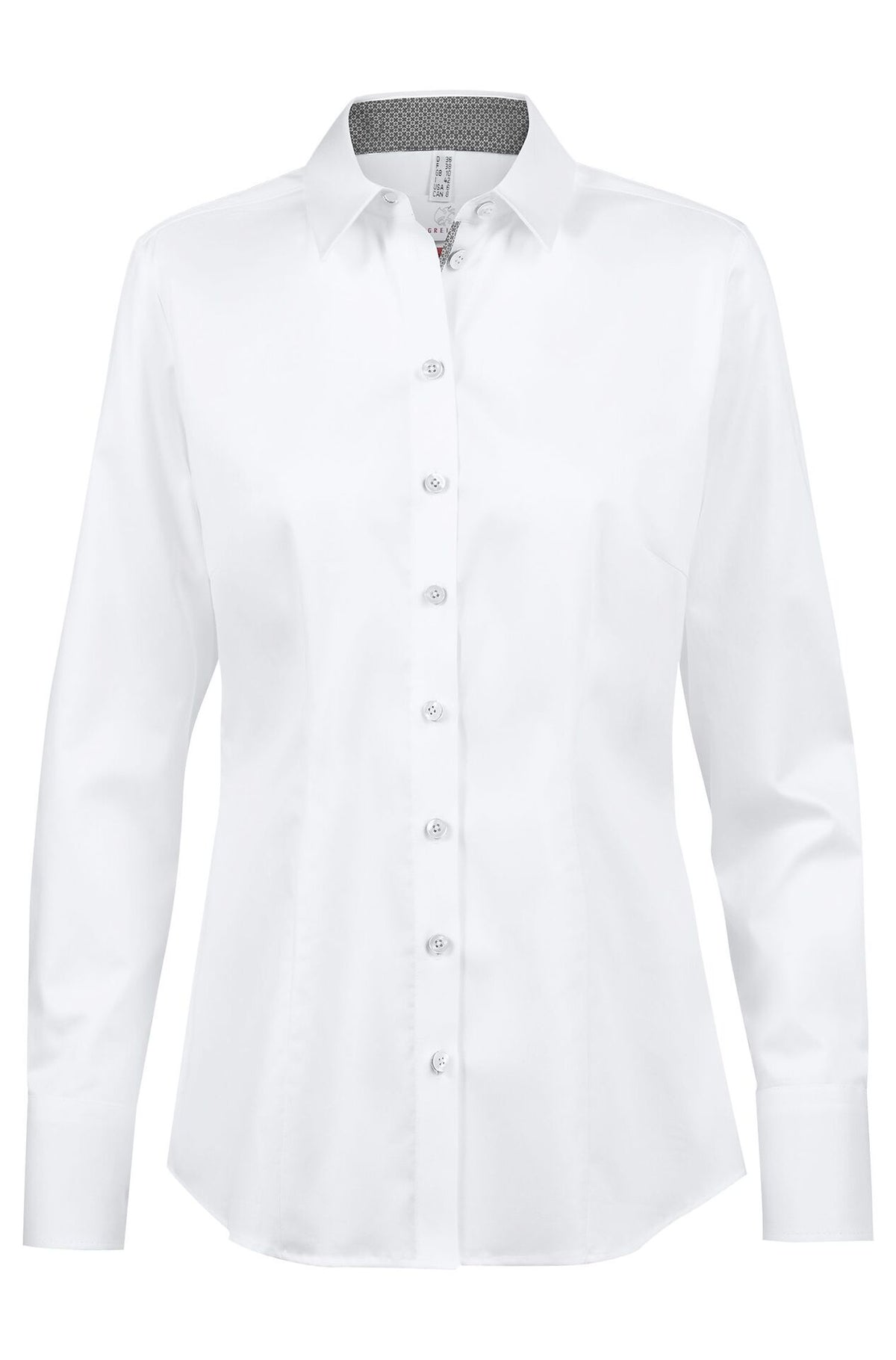 Premium Bluse 65621 mit Kontrastbesatz von Greiff