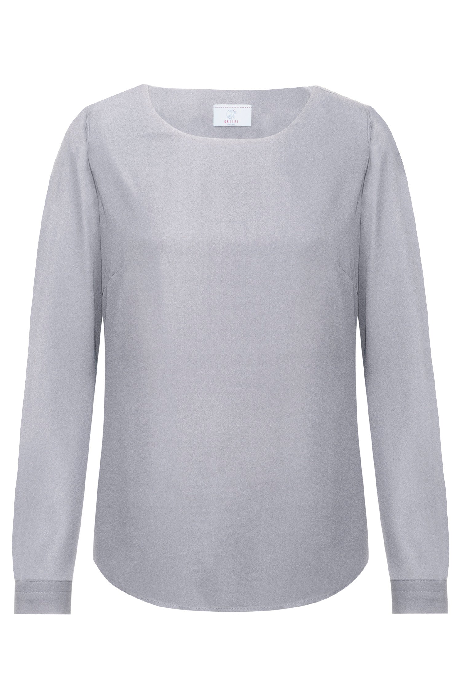 Damen Chiffon Shirt 6573 Langarm