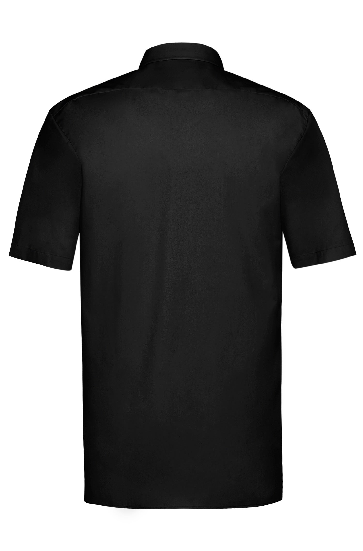SALE Kurzarm Herren-Hemd 321 Comfort Fit schwarz