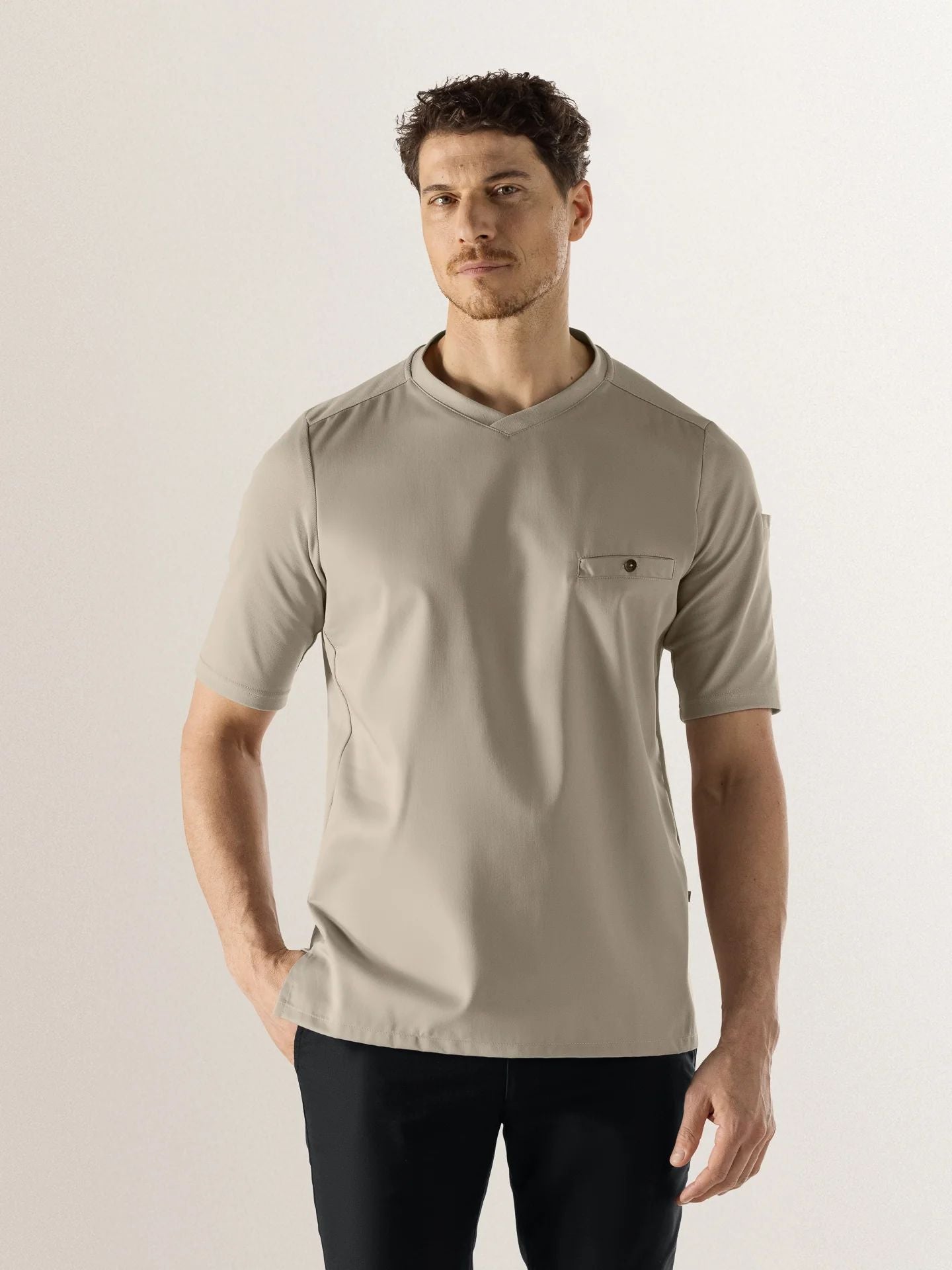 Edles Kurzarm Gastro-Shirt 8001 Ferre