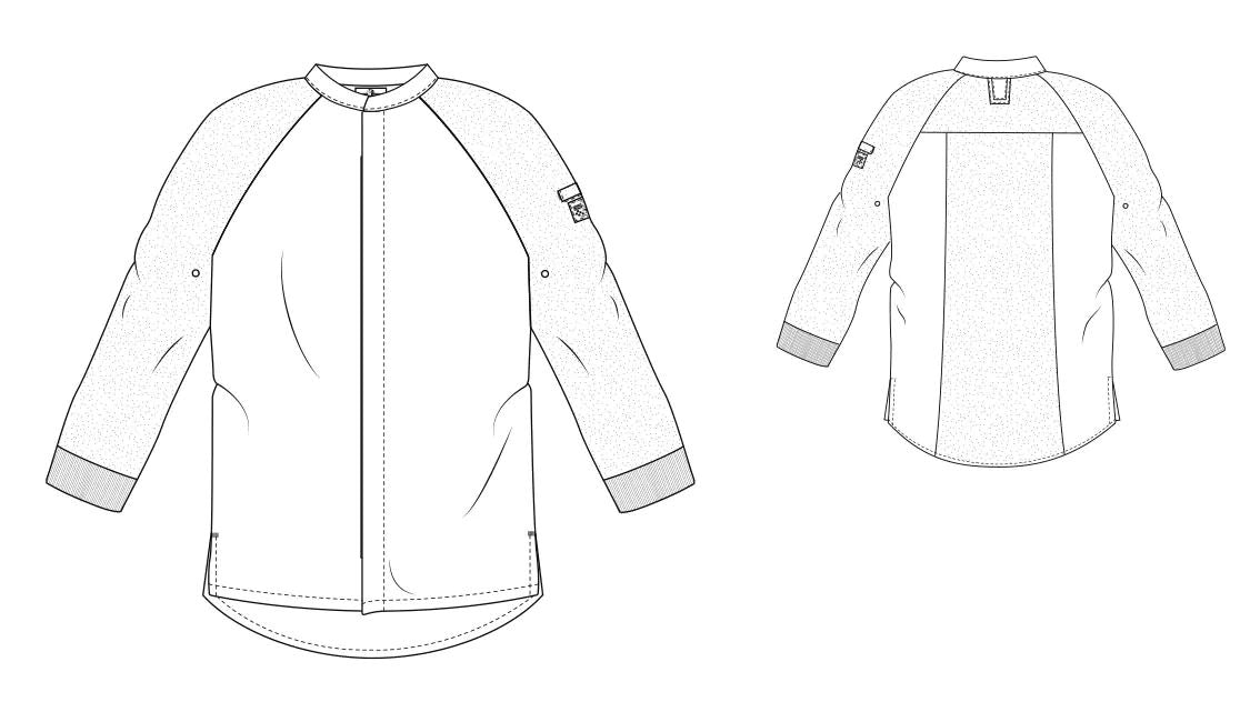 Chef Jacket Fratello mit Jersey von Chaud Devant