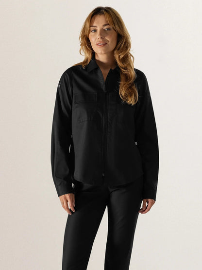 Damen Kochjacke Mila 1414 mit Reißverschluss