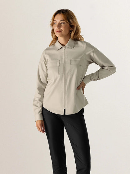Damen Kochjacke Mila 1414 mit Reißverschluss