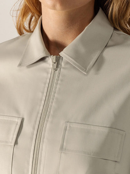 Damen Kochjacke Mila 1414 mit Reißverschluss