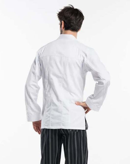 SALE Reißverschluss Kochjacke Modena White Gr. XL