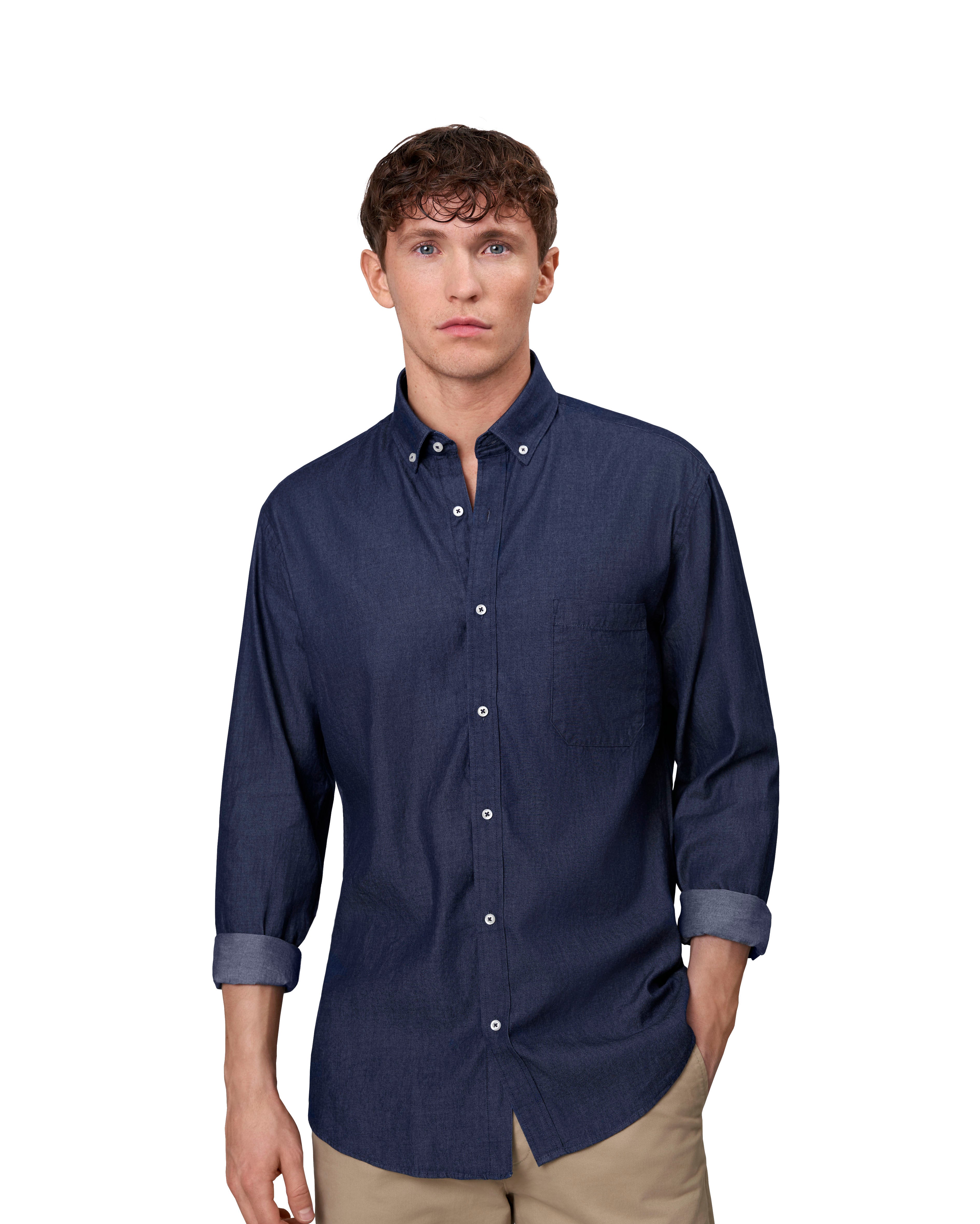 Soft Denim Hemd S500 von Seven Seas