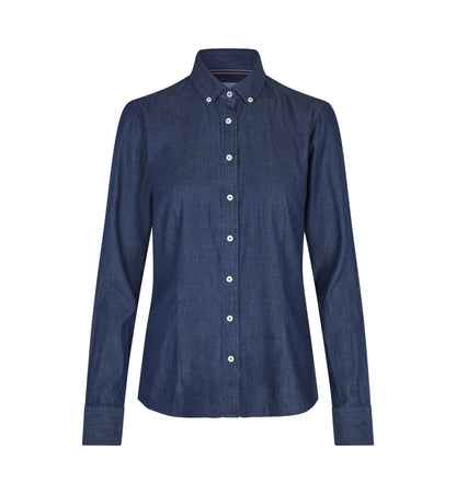 Soft Denim Bluse S770 von Seven Seas
